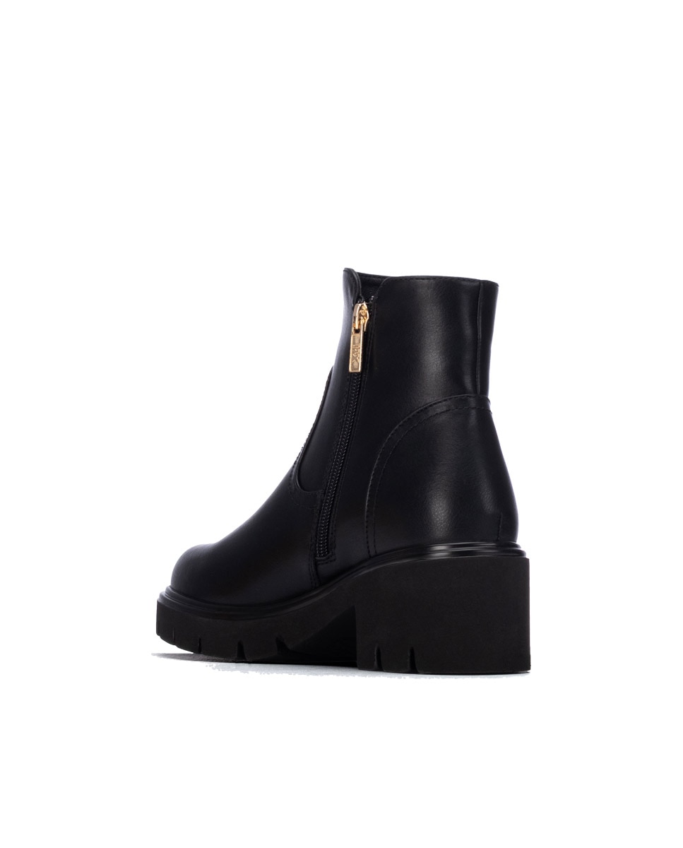 Botines de mujer con cremallera - Xti - Negro Negro-2