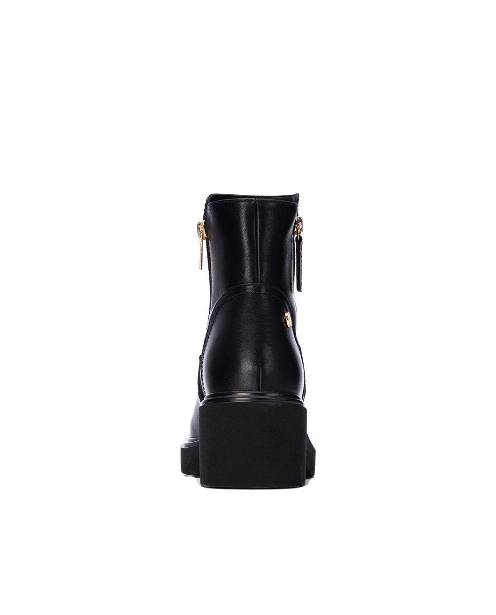 Botines de mujer con cremallera - Xti - Negro Negro-6