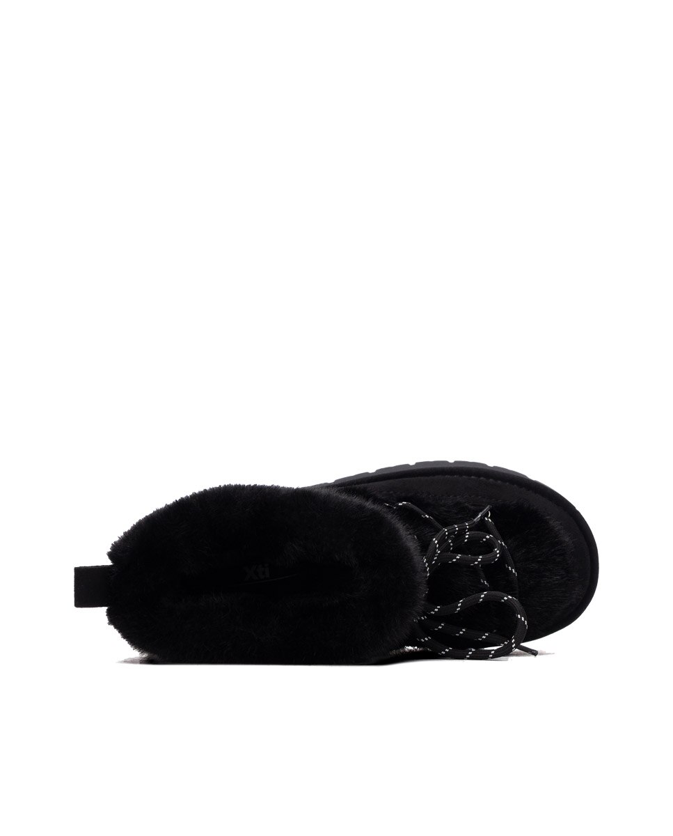 Botines de mujer con cordones - Xti - Negro Negro-5