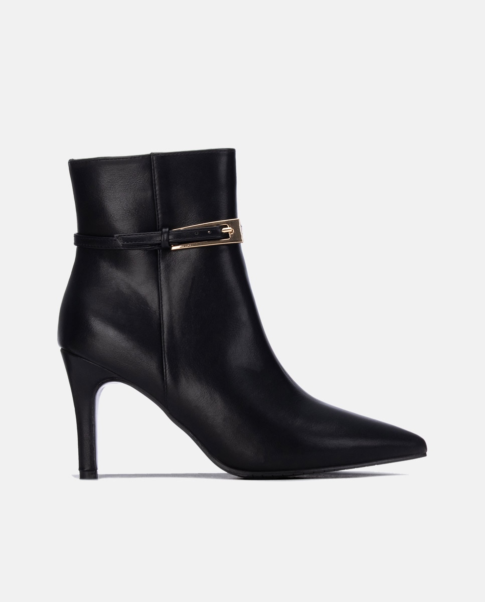 Botines de mujer con cremallera - Xti - Negro Negro-1