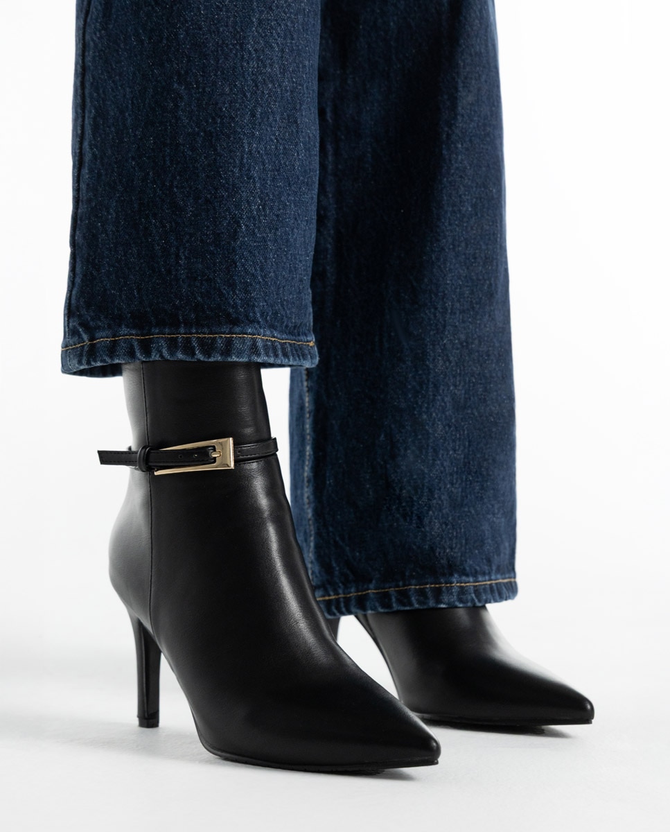 Botines de mujer con cremallera - Xti - Negro Negro-2