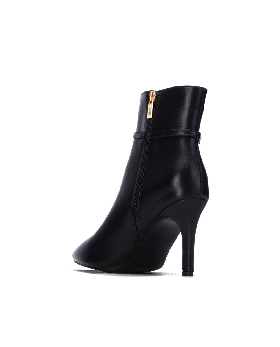 Botines de mujer con cremallera - Xti - Negro Negro-4