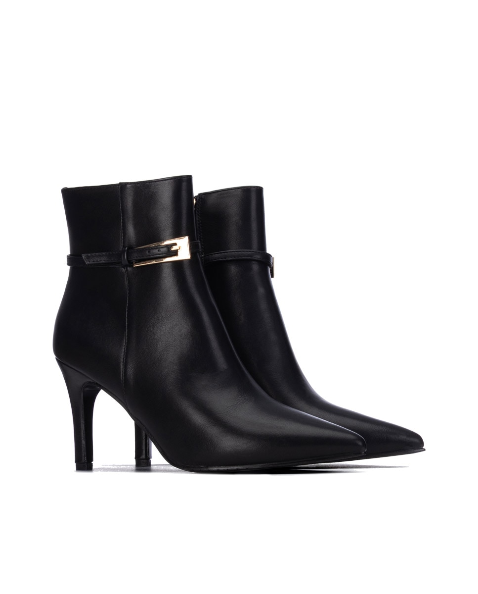 Botines de mujer con cremallera - Xti - Negro Negro-5