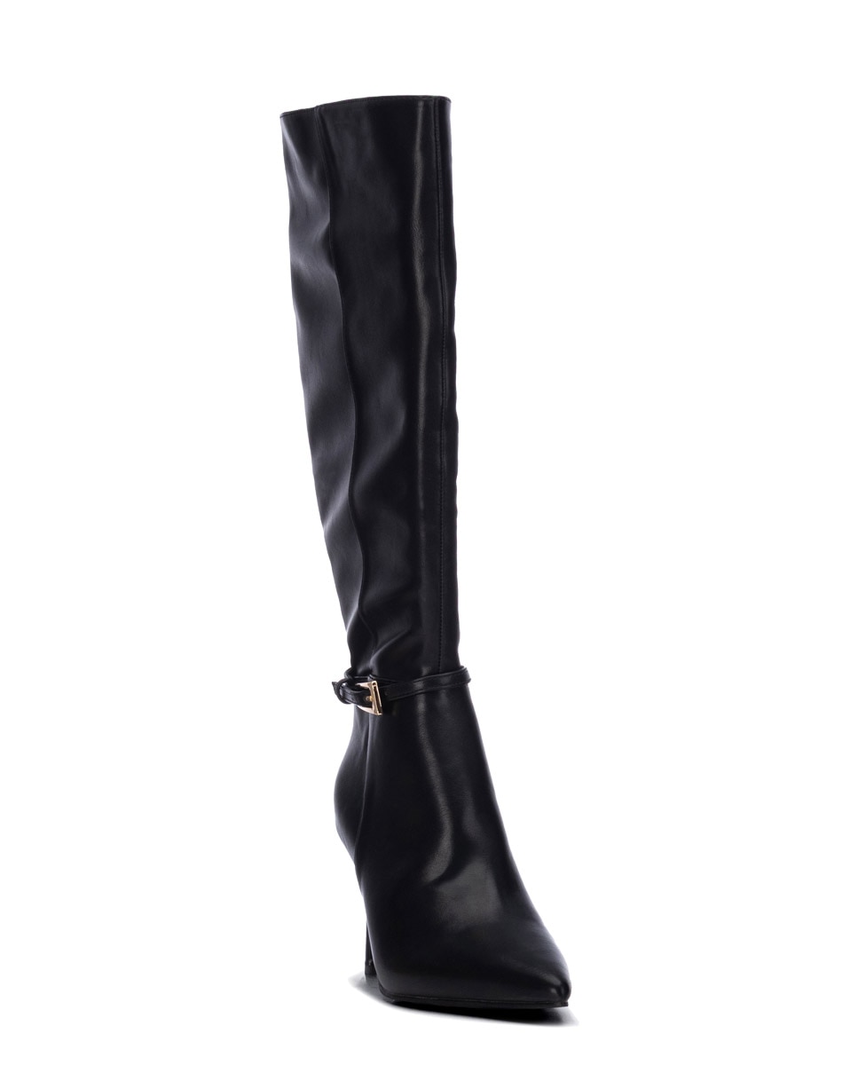 Bota de mujer con cremallera - Xti - Negro Negro-3