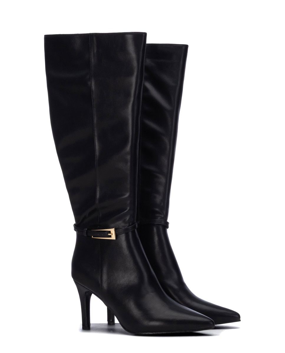 Bota de mujer con cremallera - Xti - Negro Negro-4