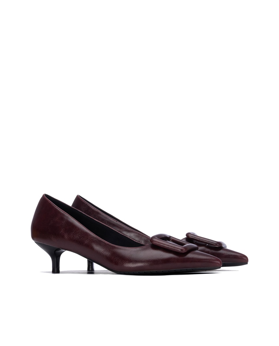 Zapato de salón de mujer - Xti - Burdeos Burdeos-5