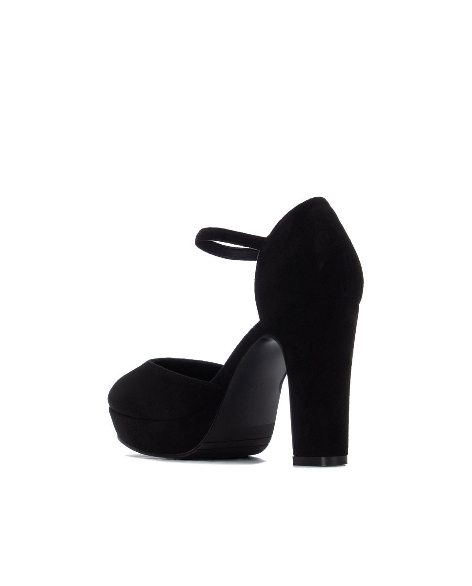 Zapato de mujer con hebilla - Xti - Negro Negro-4