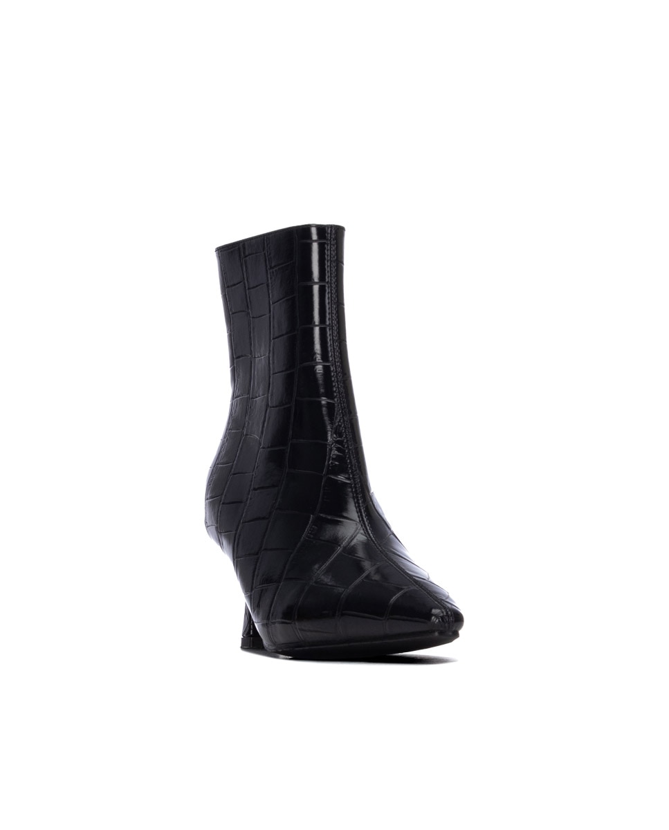 Botines de mujer con tacón - Xti - Negro Negro-3