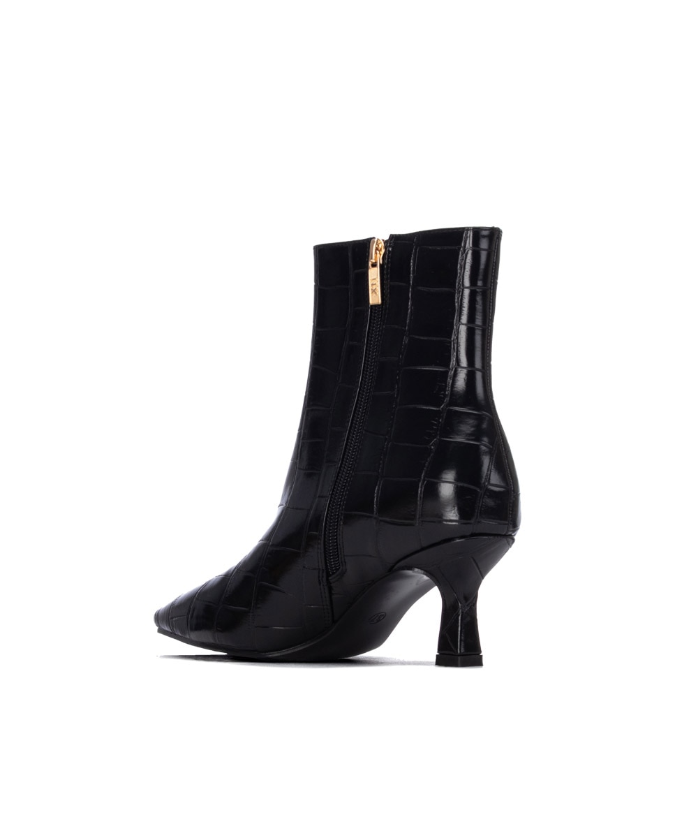Botines de mujer con tacón - Xti - Negro Negro-4