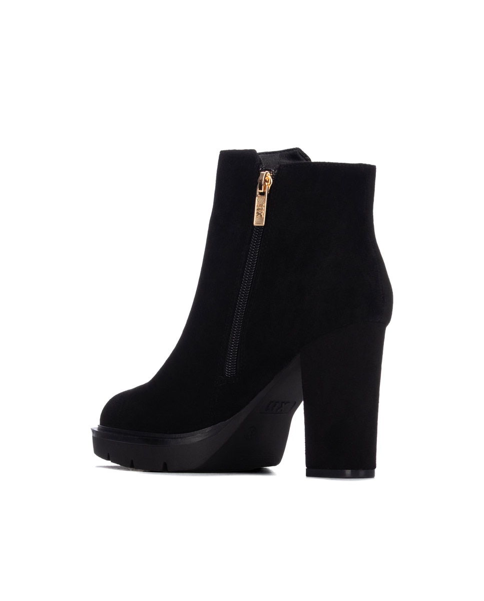 Botines de mujer con cremallera - Xti - Negro Negro-2