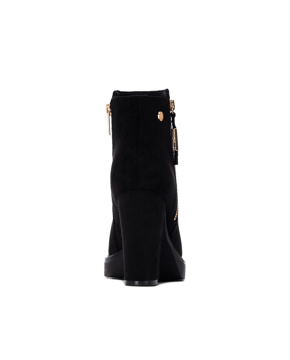 Botines de mujer con cremallera - Xti - Negro Negro-6