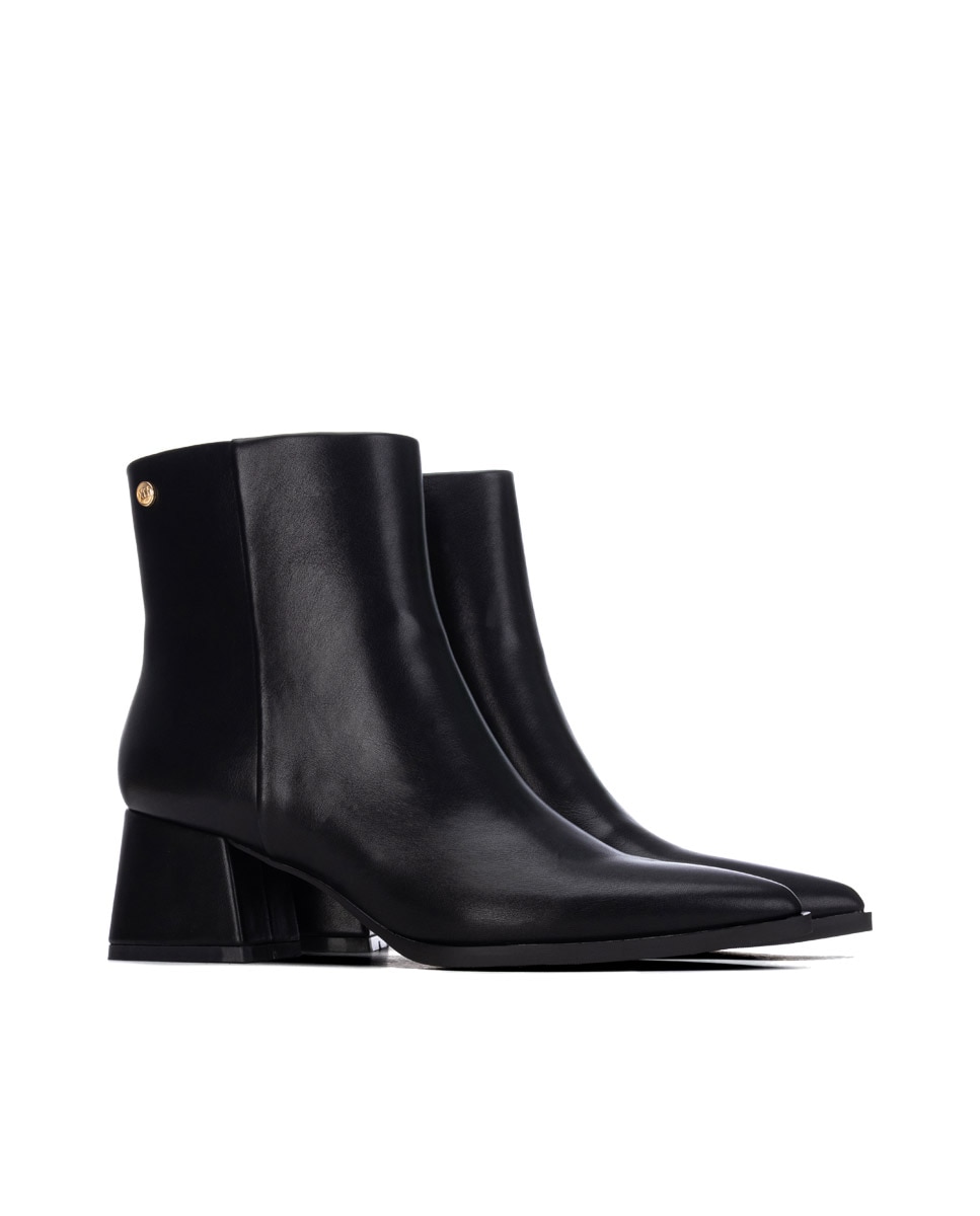 Botines de mujer con cremallera - Xti - Negro Negro-4