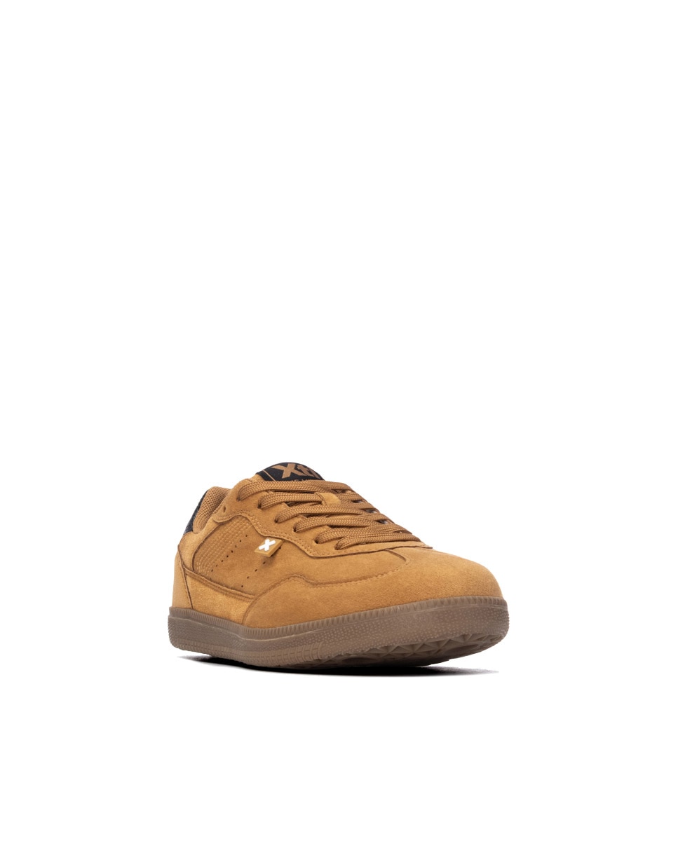 Zapatilla de mujer con cordones - Xti - Camel Camel-3
