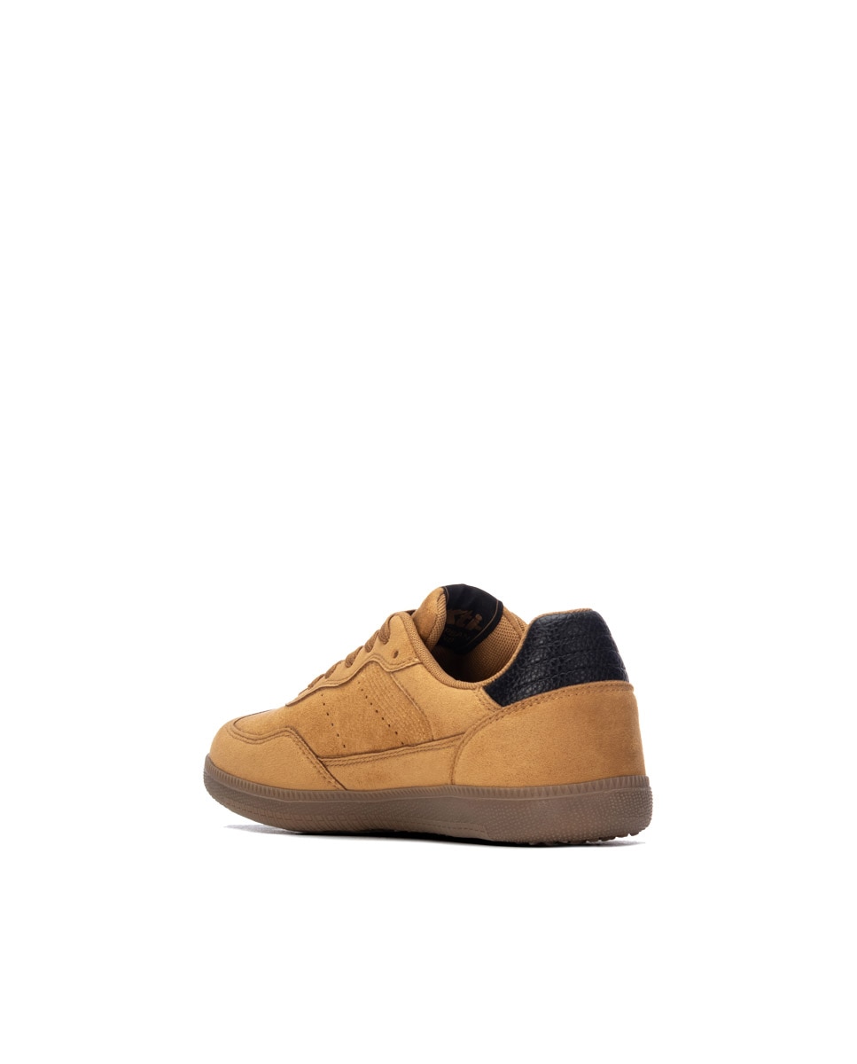 Zapatilla de mujer con cordones - Xti - Camel Camel-2