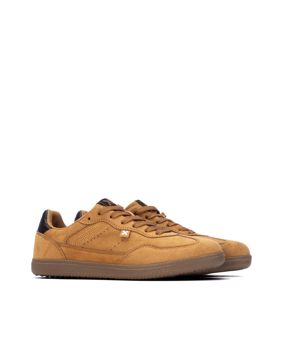 Zapatilla de mujer con cordones - Xti - Camel Camel-4