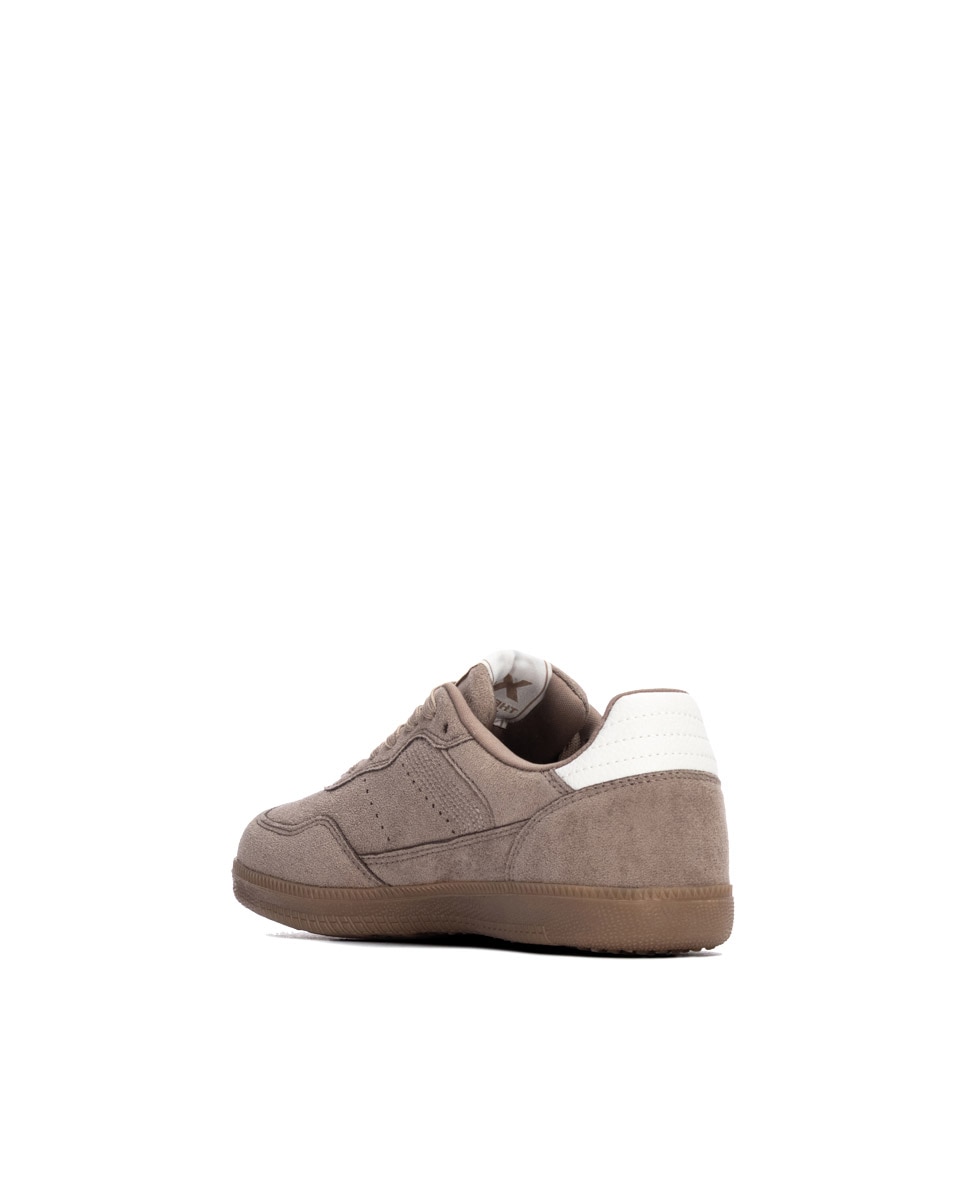 Zapatilla de mujer con cordones - Xti - Marrón Marrón-2