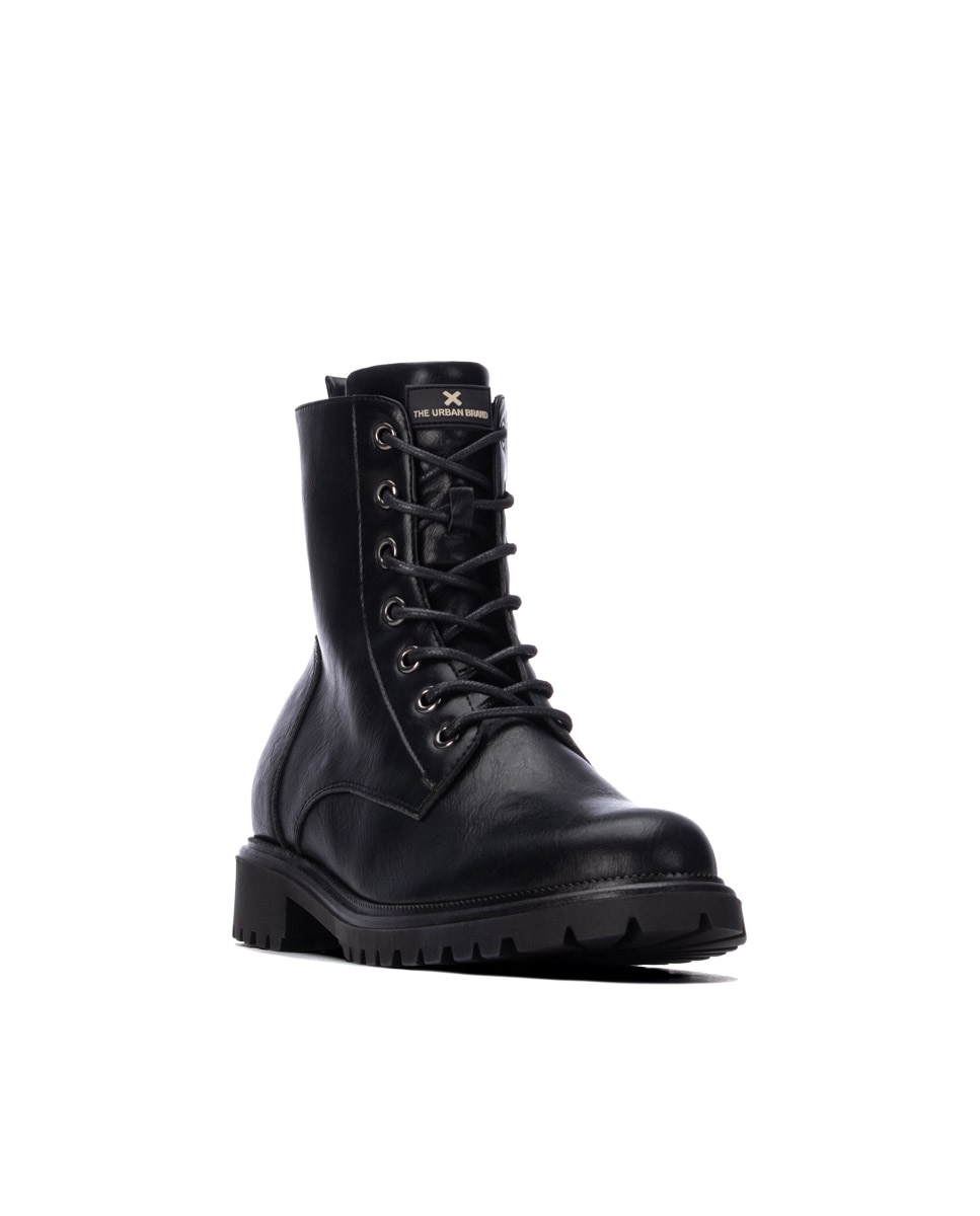 Botín de mujer con cordones - Xti - Negro Negro-3