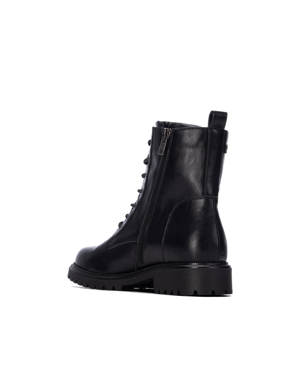 Botín de mujer con cordones - Xti - Negro Negro-2