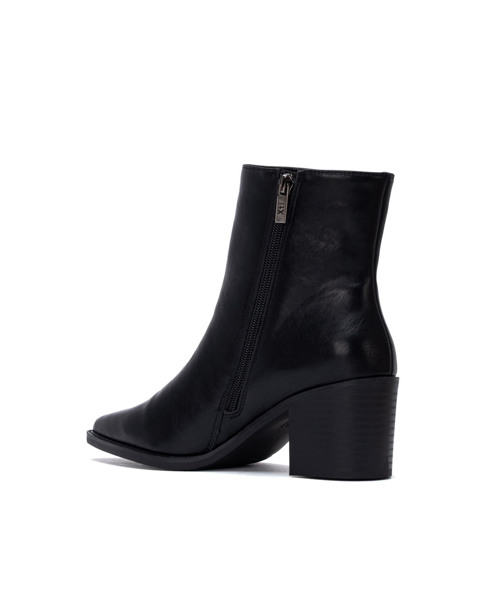 Botines de mujer con tacón - Xti - Negro Negro-2
