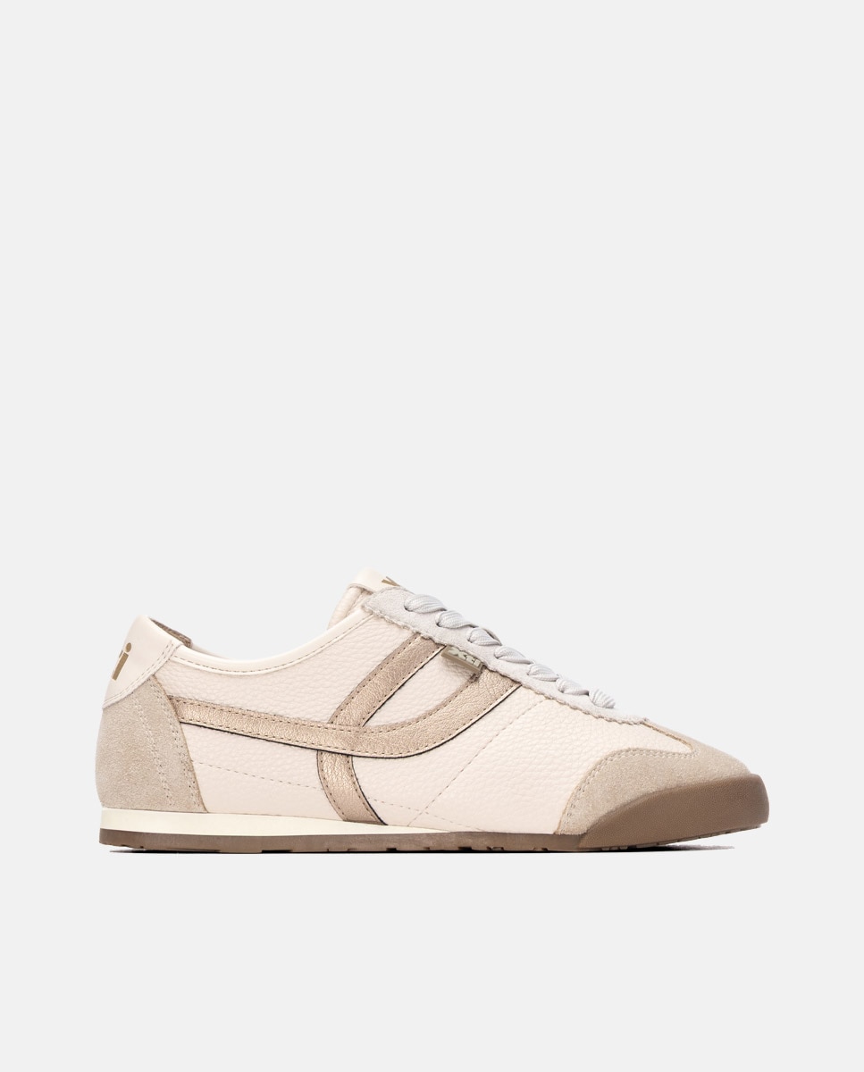 Zapatilla de mujer con cordones - Xti - Beige Beige-1