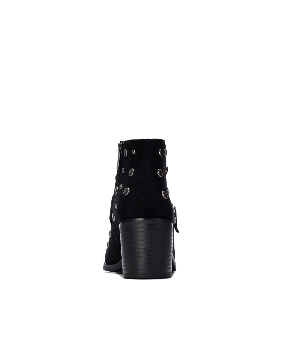 Botín de mujer con hebilla - Xti - Negro Negro-5