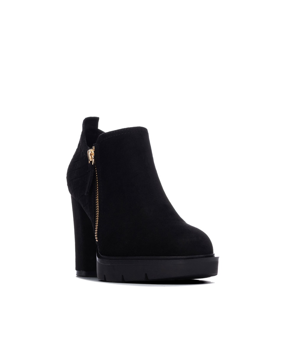 Botines de mujer con cremallera - Xti - Negro Negro-3