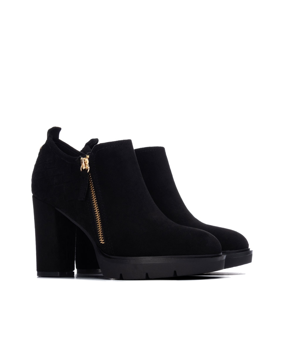 Botines de mujer con cremallera - Xti - Negro Negro-4