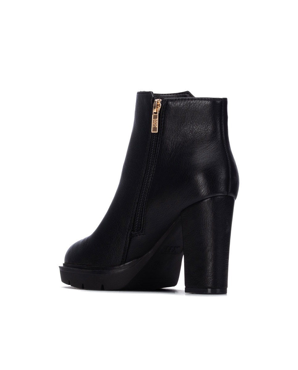 Botines de mujer con cremallera - Xti - Negro Negro-3
