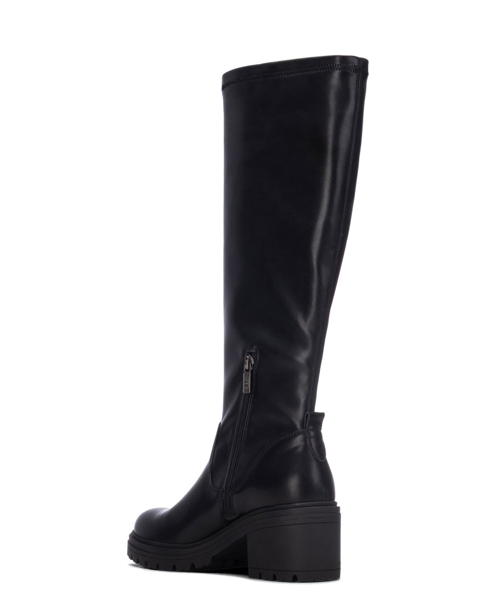 Bota de mujer con tacón ancho - Xti - Negro Negro-2