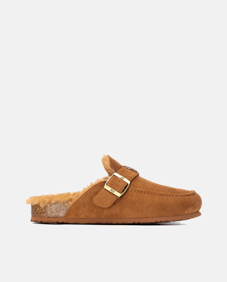 Zueco de mujer con hebilla - Xti - Camel Camel-1