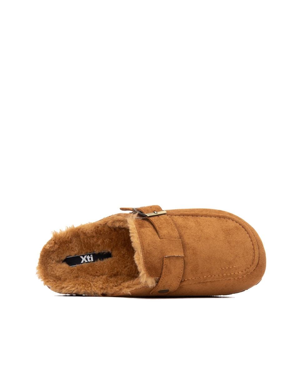 Zueco de mujer con hebilla - Xti - Camel Camel-5