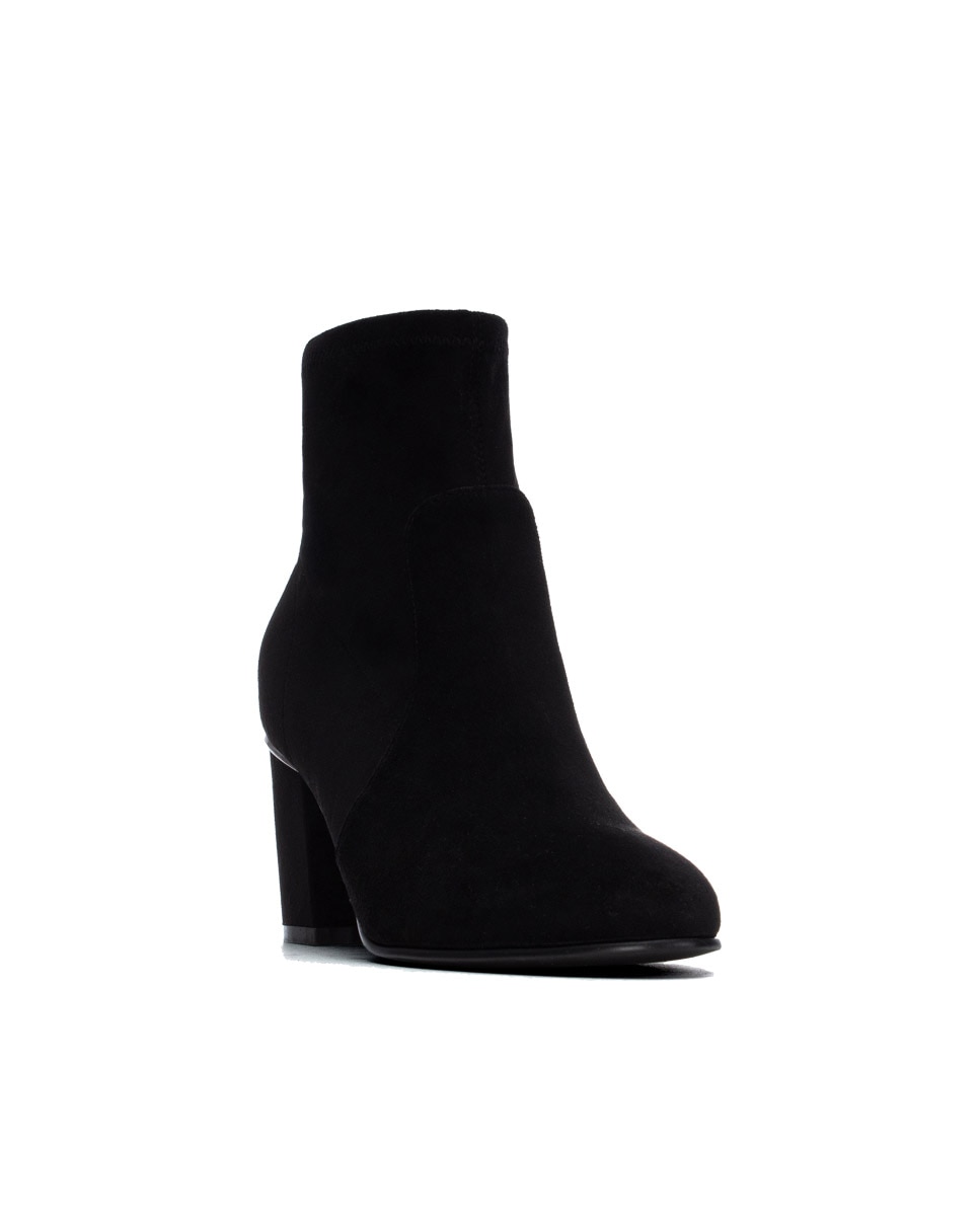 Botines de mujer de antelina - Xti - Negro Negro-3