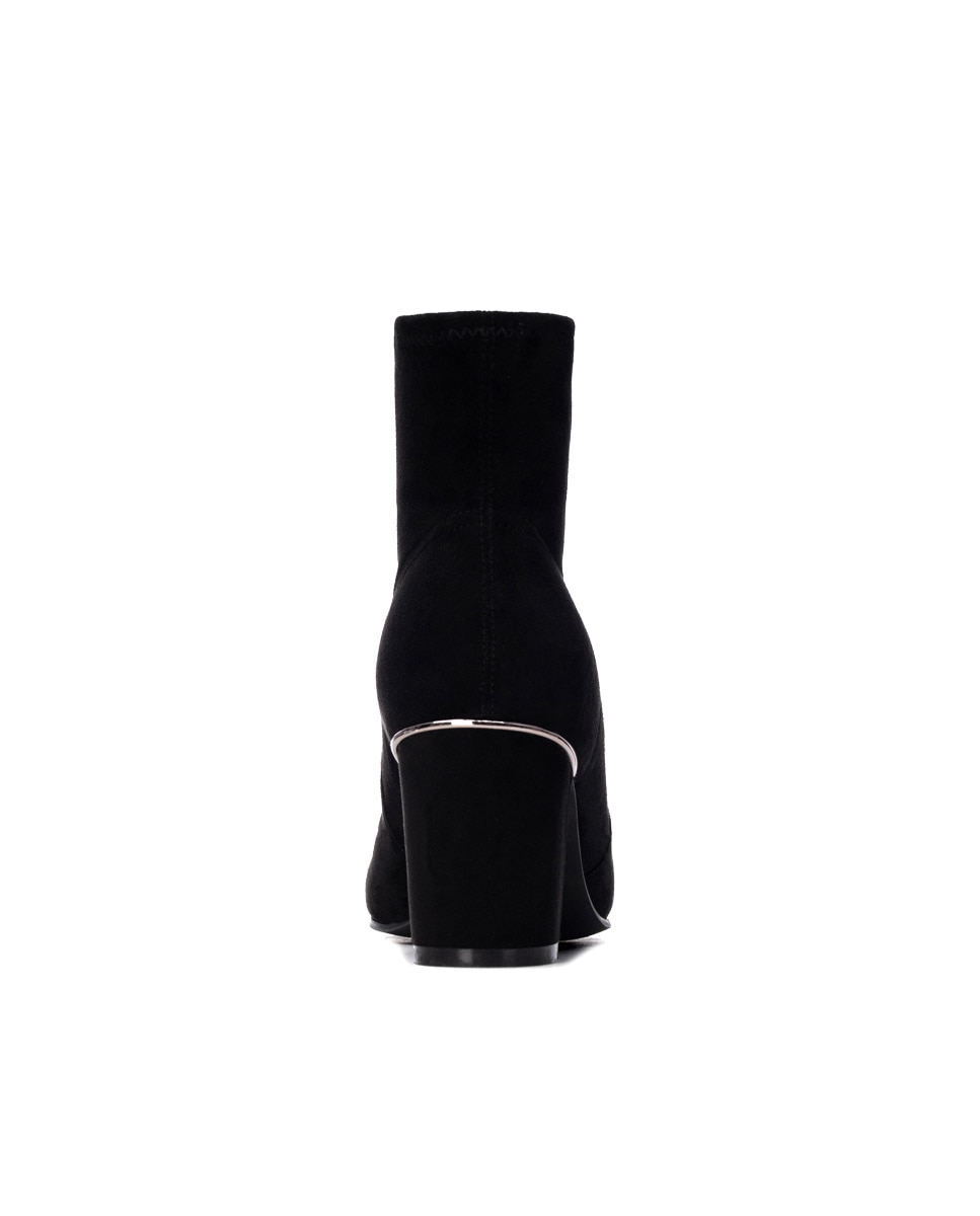 Botines de mujer de antelina - Xti - Negro Negro-4