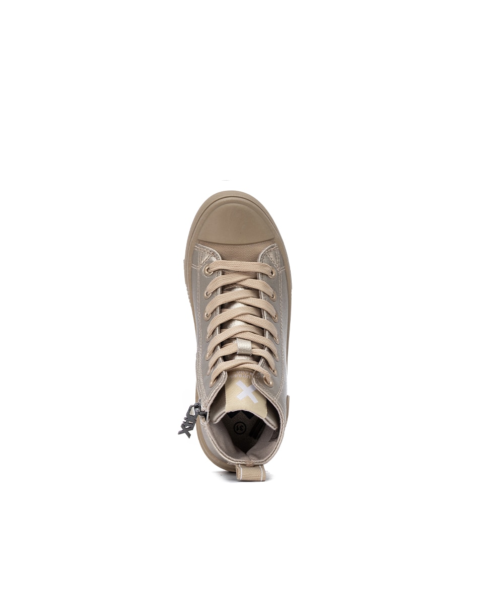 Botín de niña con cordones s - Xti - Oro Oro-4