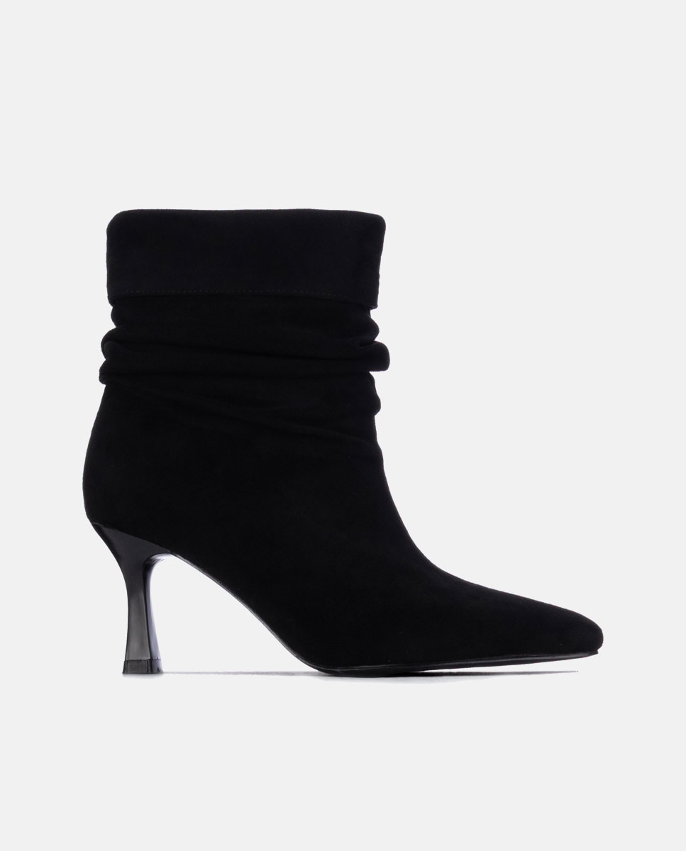 Botines de mujer con tacón fino - Xti - Negro Negro-1