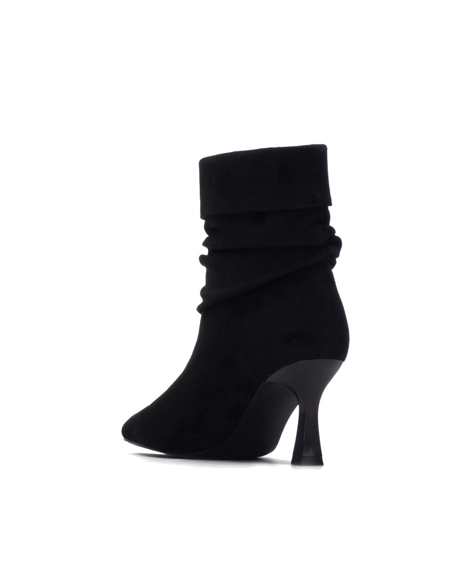 Botines de mujer con tacón fino - Xti - Negro Negro-2