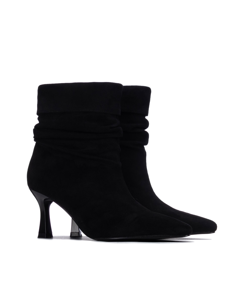 Botines de mujer con tacón fino - Xti - Negro Negro-4