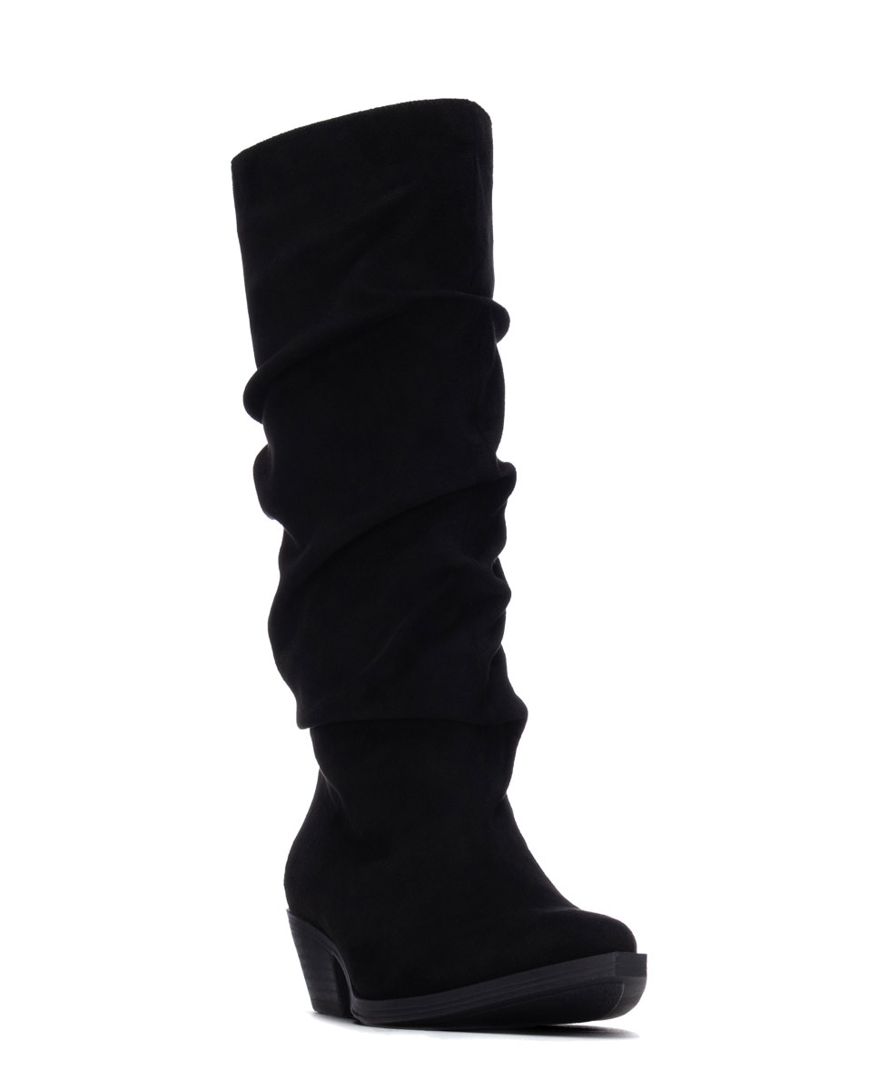 Bota de mujer cowboy con tacón bajo - Xti - Negro Negro-4