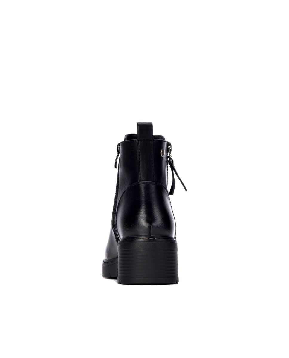 Botines de mujer con cremallera - Xti - Negro Negro-5