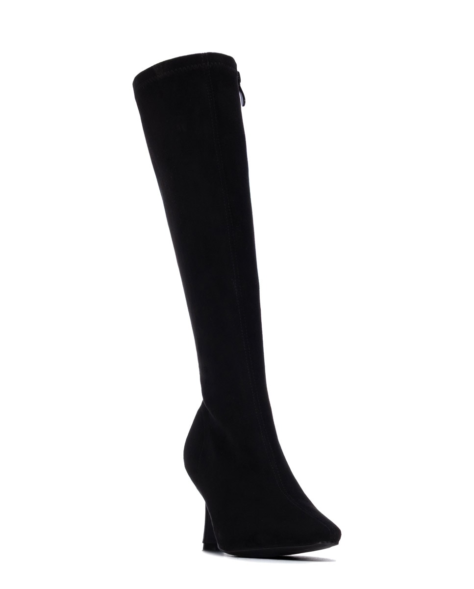 Bota de mujer con tacón fino - Xti - Negro Negro-3