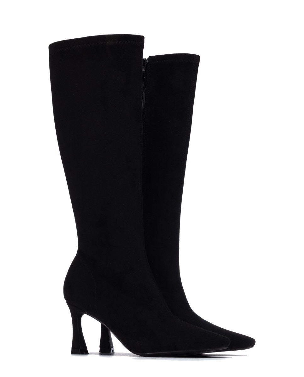 Bota de mujer con tacón fino - Xti - Negro Negro-4