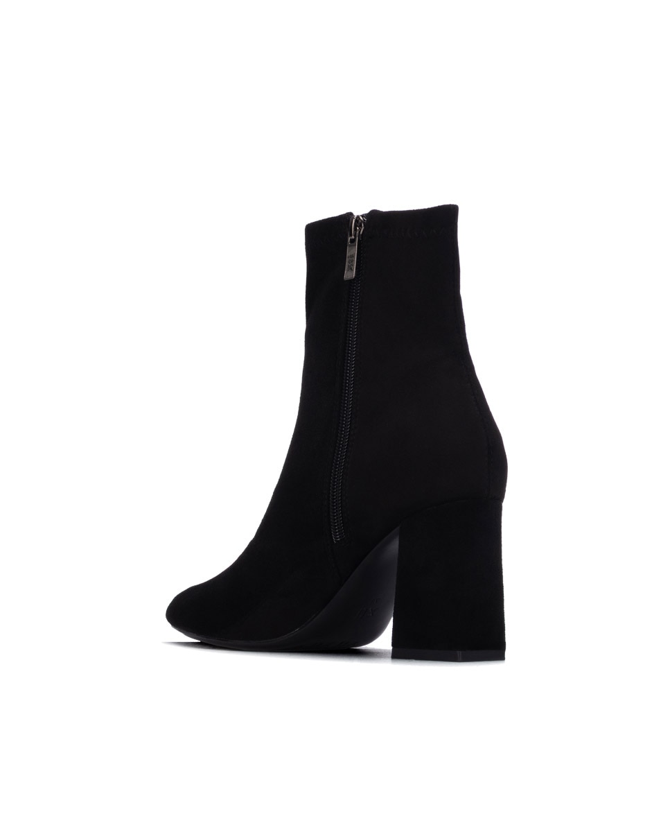 Botines de mujer con tacón - Xti - Negro Negro-2