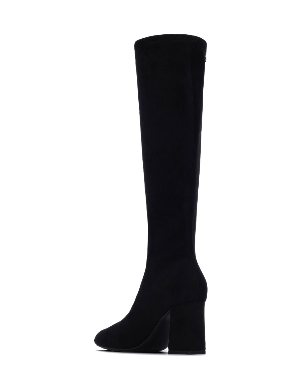 Bota de mujer con cremallera y tacón - Xti - Negro Negro-2