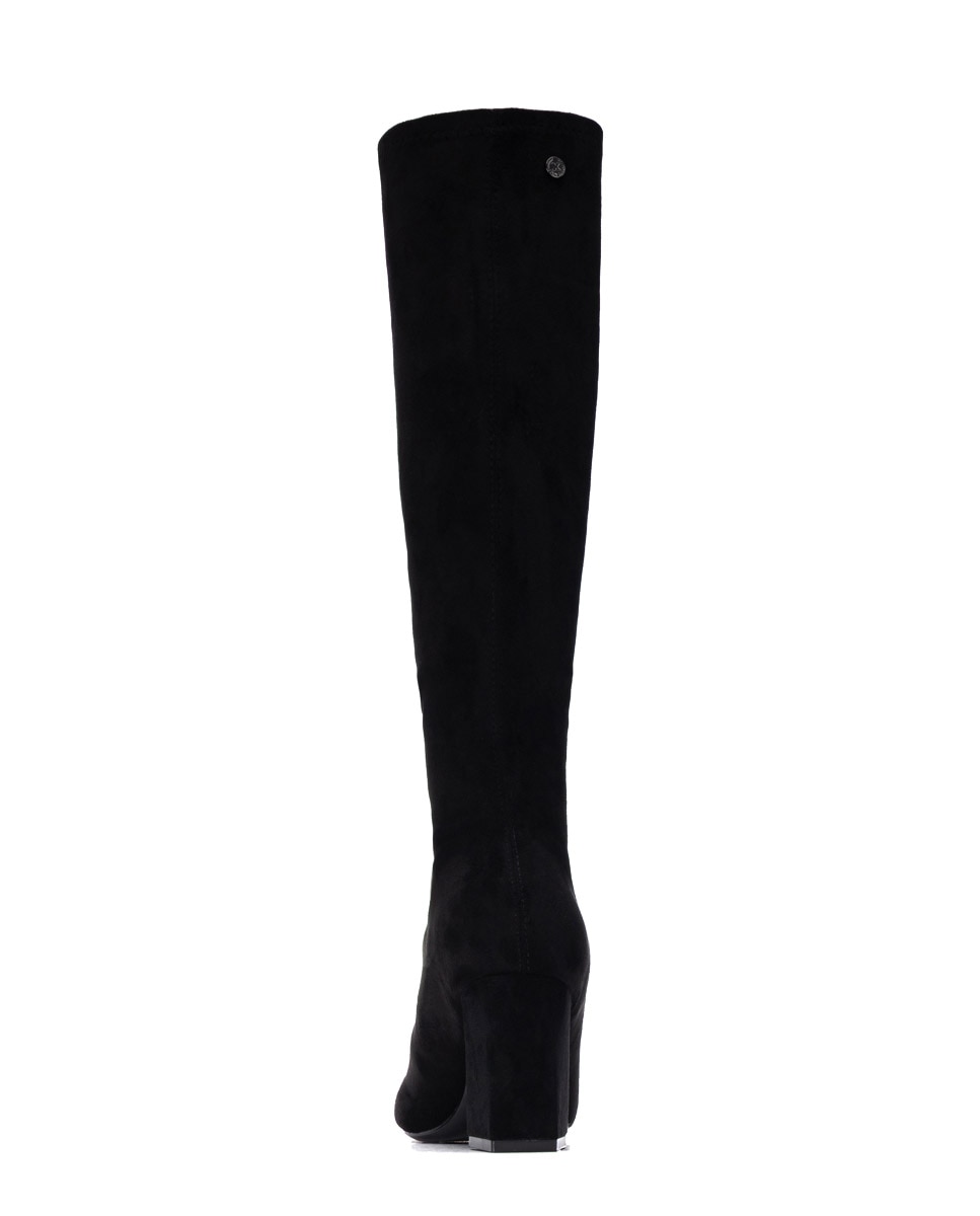 Bota de mujer con cremallera y tacón - Xti - Negro Negro-5
