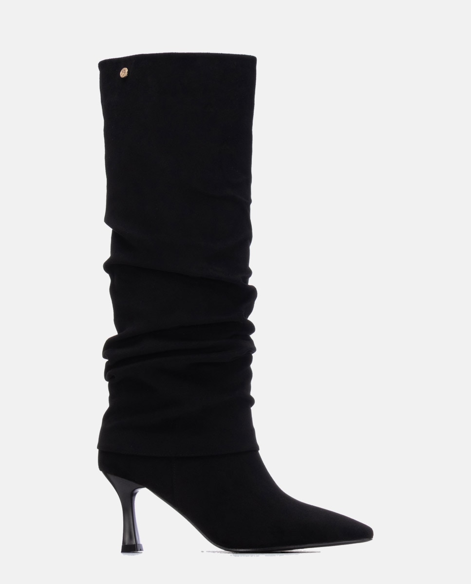 Bota de mujer con tacón fino - Xti - Negro Negro-1