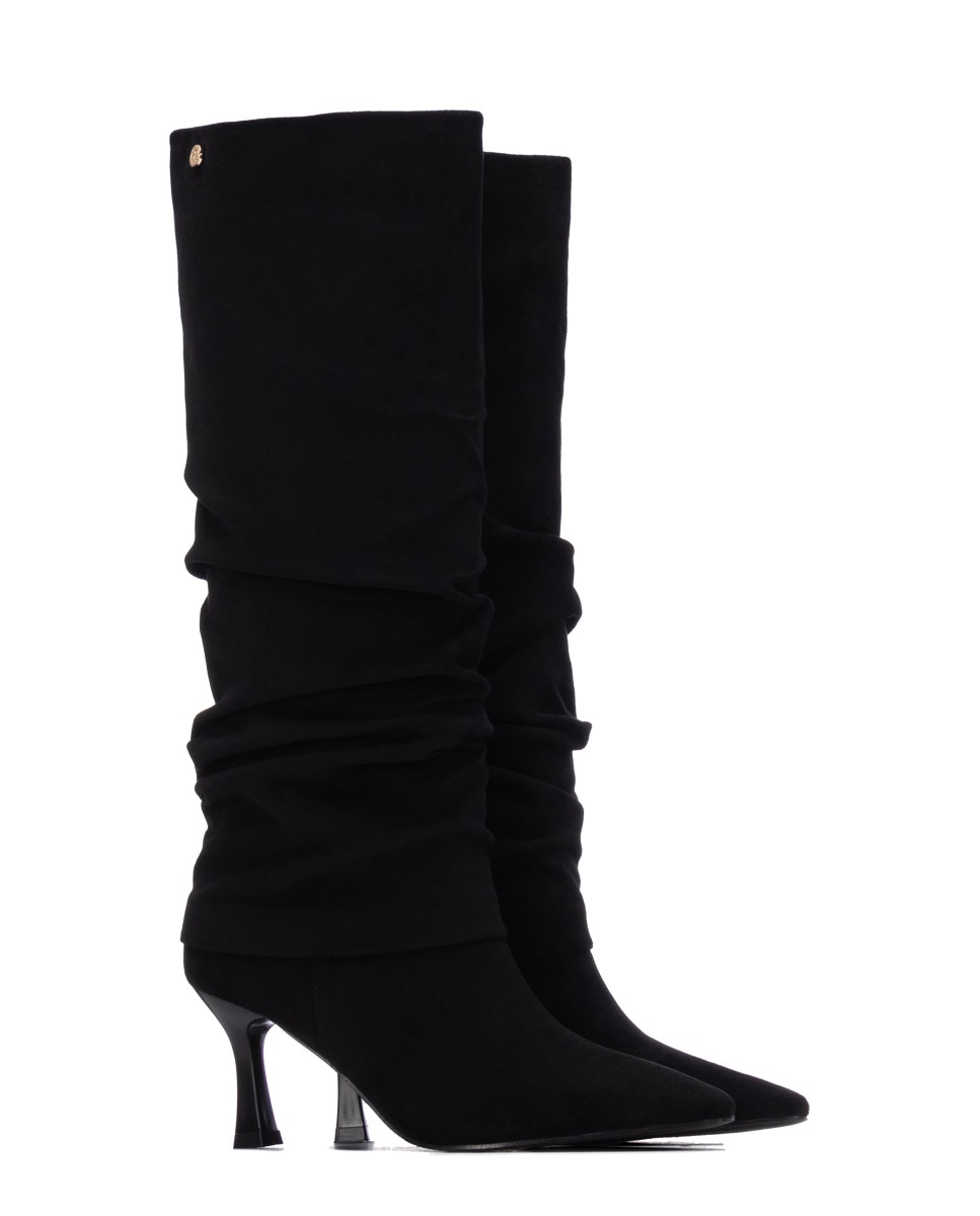 Bota de mujer con tacón fino - Xti - Negro Negro-4