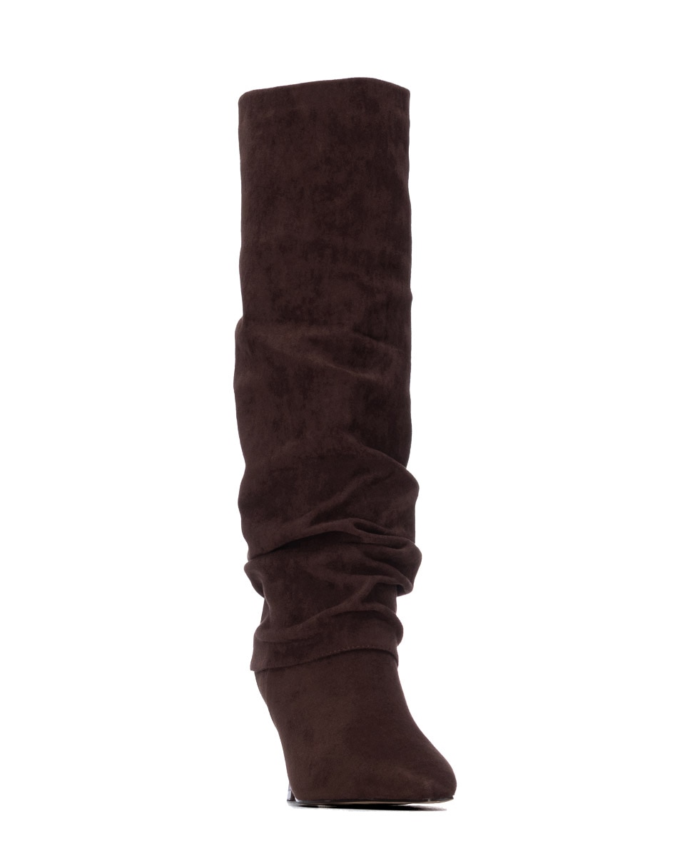 Bota de mujer con tacón fino - Xti - Marrón Marrón-3