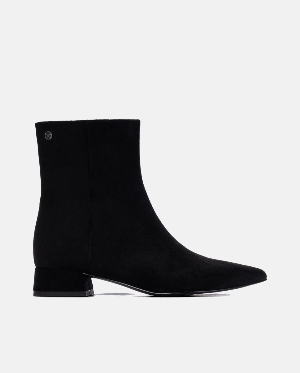 Botines de mujer con tacón - Xti - Negro Negro-1