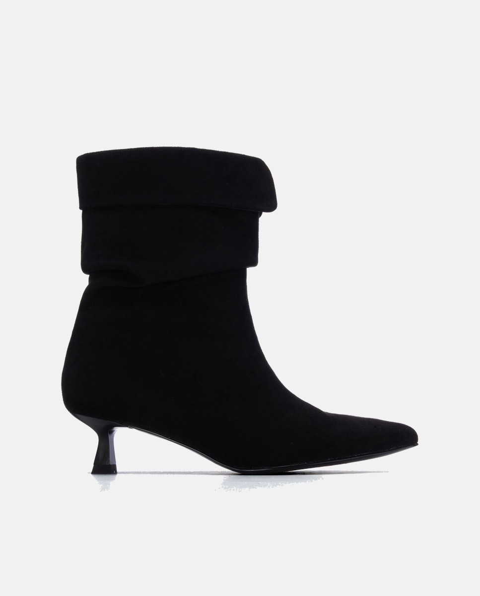 Botines de mujer con tacón fino - Xti - Negro Negro-1