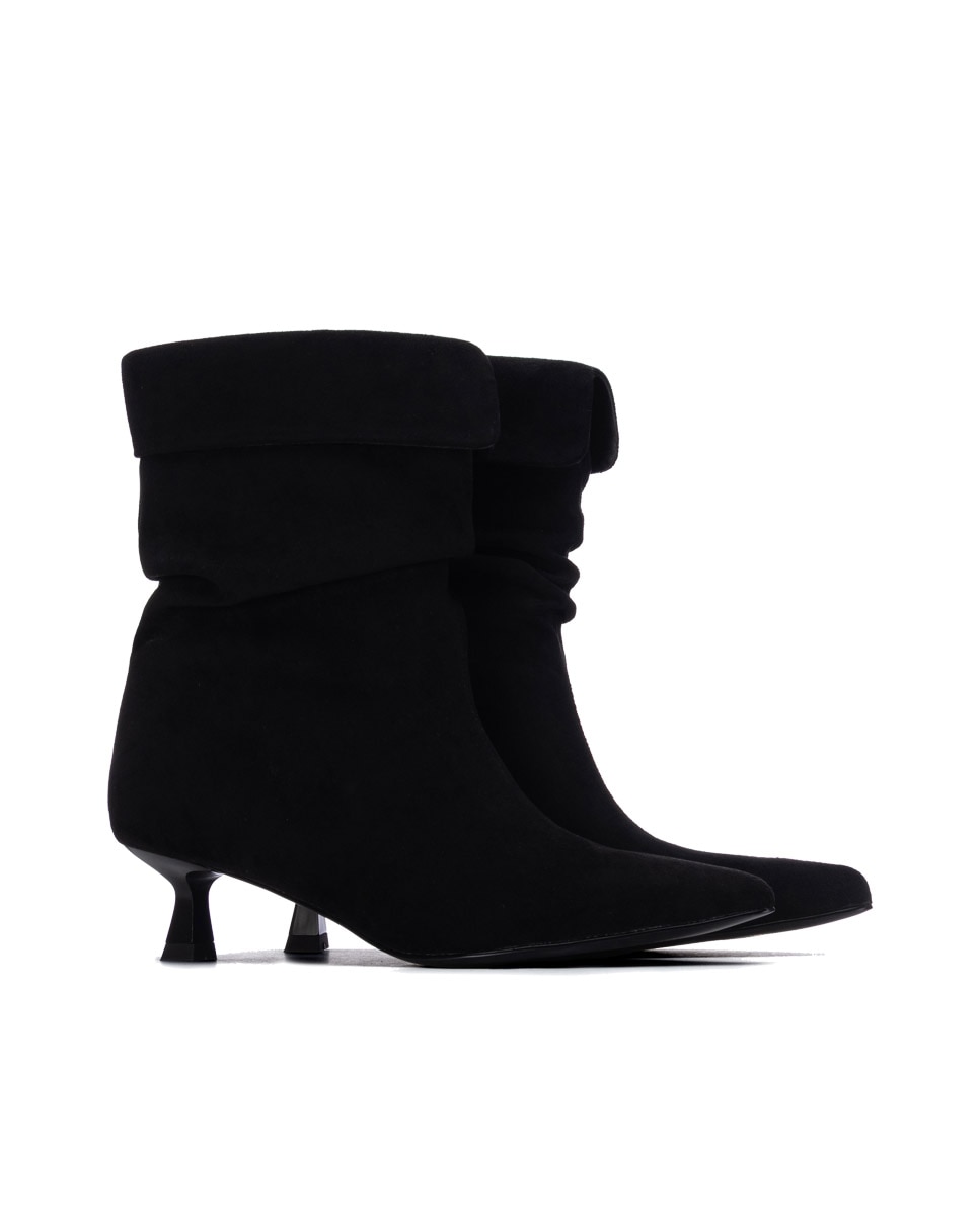 Botines de mujer con tacón fino - Xti - Negro Negro-4